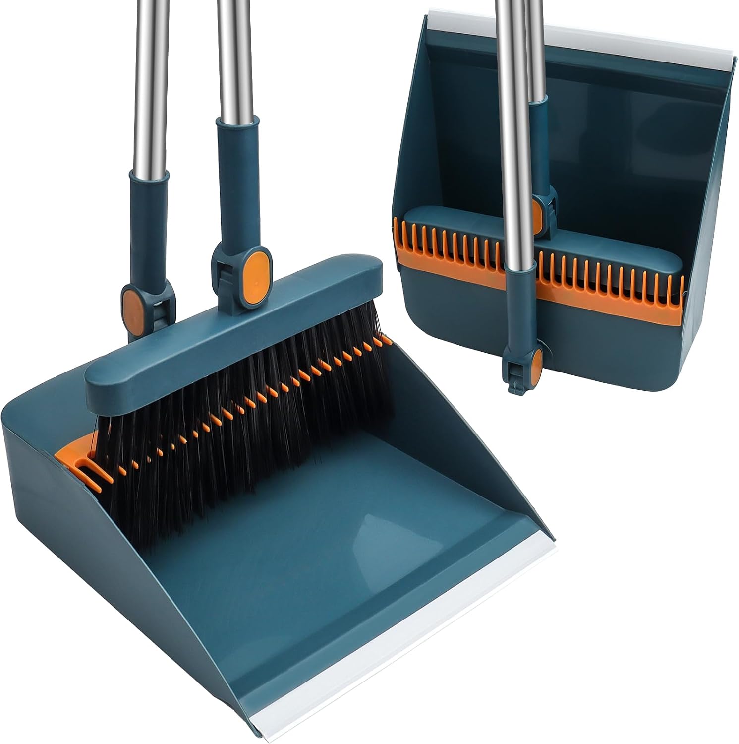 Hbala Broom and Dustpan Set – Telescopic Handle, Swivel Head